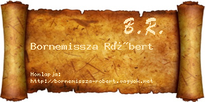Bornemissza Róbert névjegykártya